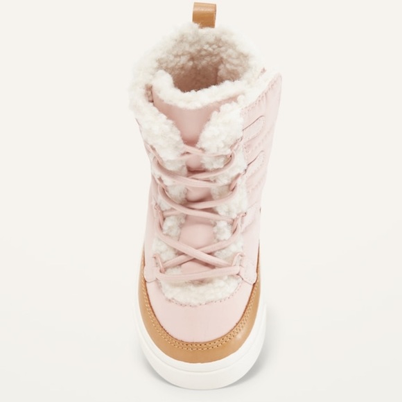 SHERPA LINED SNEAKER BOOTS FOR TODDLER - Picture 3 of 6